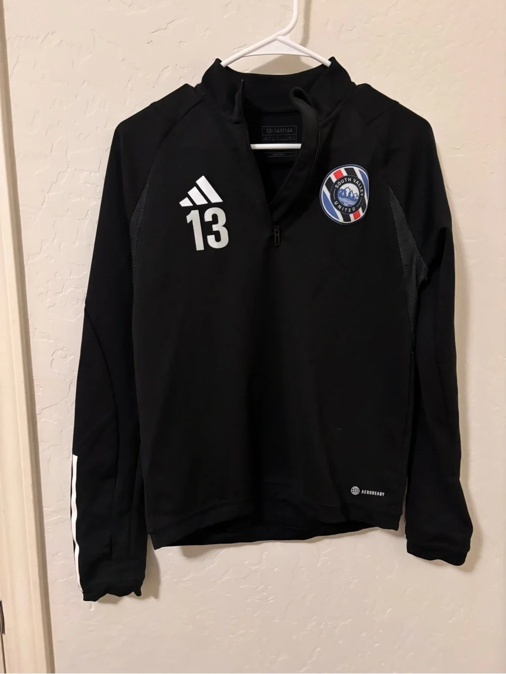 Adidas Athletic Track suit #13. Jacket Size 13/14. Pants Size 11-12
